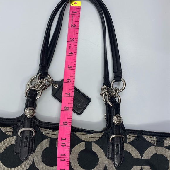 Authentic Coach Op Art Mia Sateen patterned Bag - Picture 10 of 14